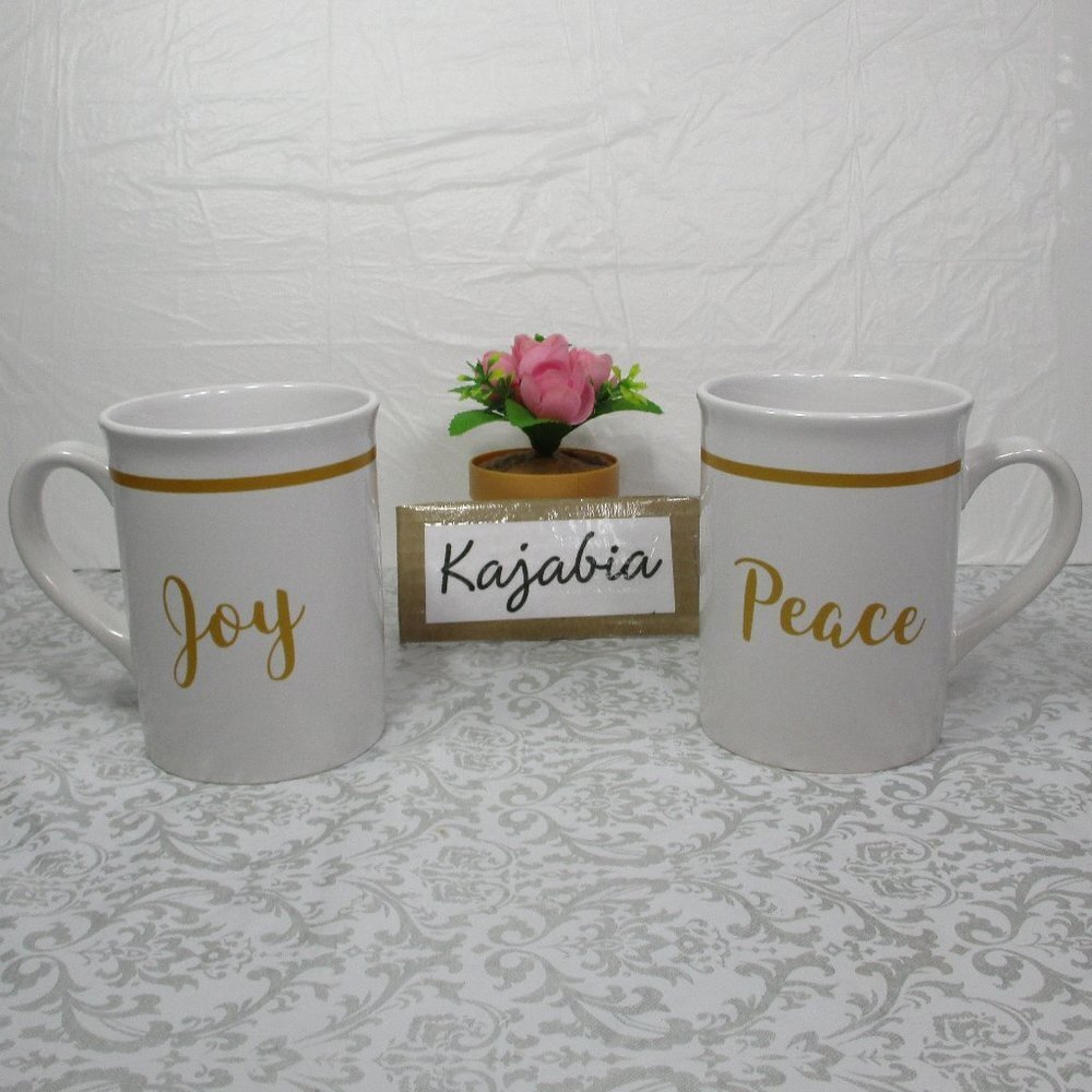 ROYAL NORFOLK Joy & Peace Mugs